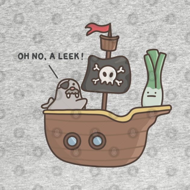 A Pirate Ship Leek by pbanddoodles